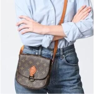 Louis Vuitton Saint Cloud PM Crossbody LV Monogram Shoulder Bag Vintage Western